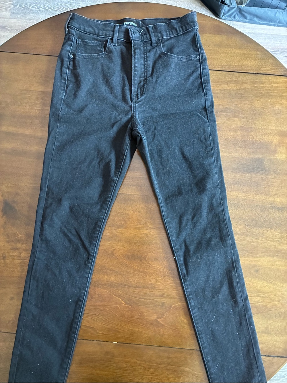 Express Black Skinny High-Rise Jeans
